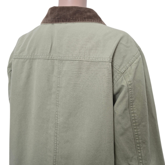 Vintage L.L.Bean Light Sage Barn/Hunting Jacket - Picture 10 of 16
